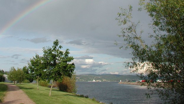 Drammen's ice cold fjord is not an obvious source of heat for the city's inhabitants and businesses