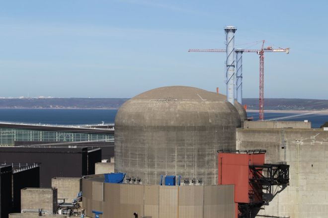 The two reactors at Flamanville will eventually be joined by a third.