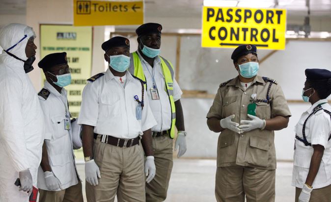 Ebola was first reported to reach Nigeria after an infected Liberian man arrived in the country's airport [AP]